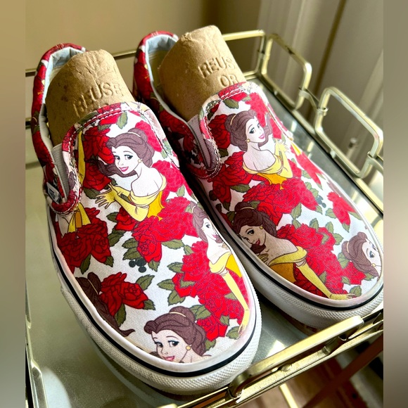 Vans Shoes - RARE Disney Beauty and the Beast Vans! Size 8